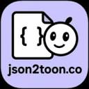 JSON to TOON MCP logo, by json2toon.co